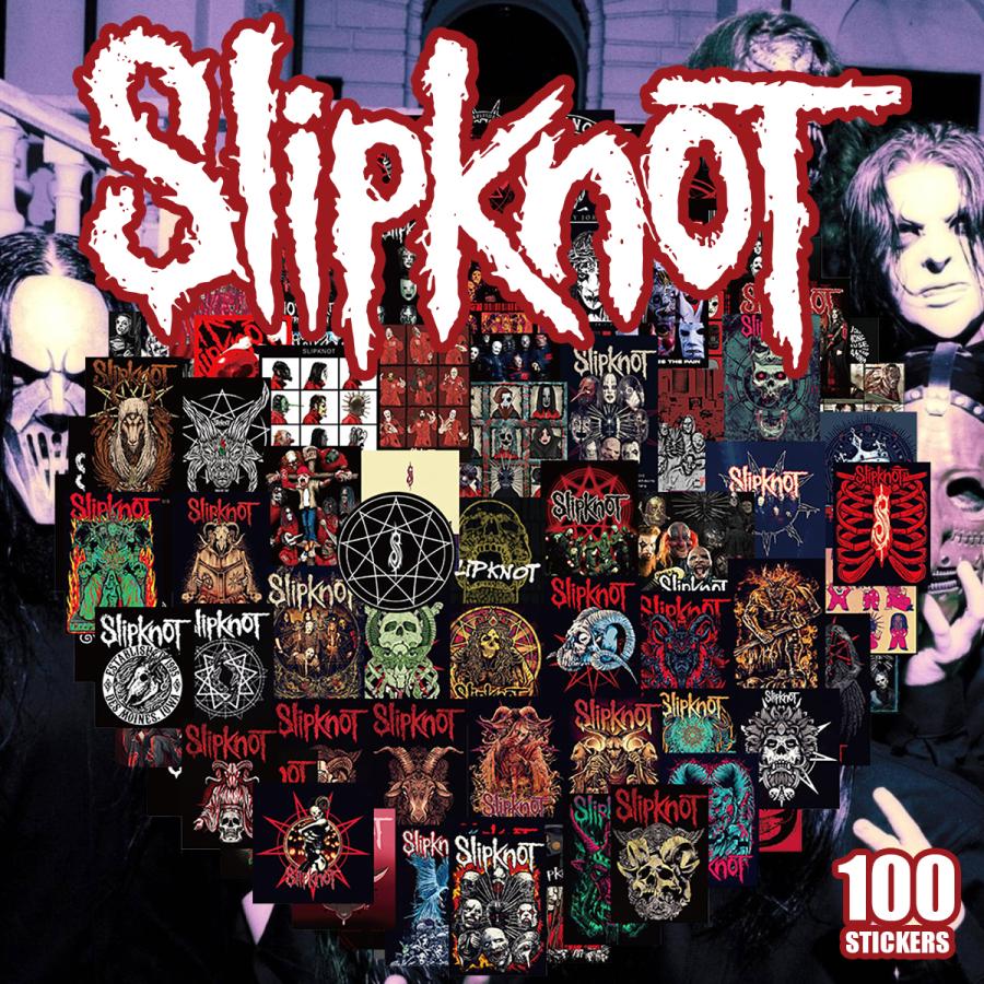 Slipknot スリップノット ステッカー 100枚セット PVC 防水 シール