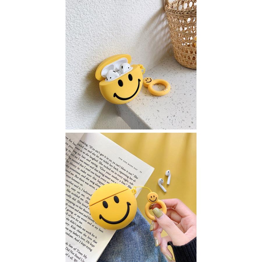 スマイル Airpods Airpods Pro シリコン ケース エアポッド カバー ワイヤレス イヤホン ヘッドホン Iphone ピースマーク Smile Airpods 01 Lupo 通販 Yahoo ショッピング