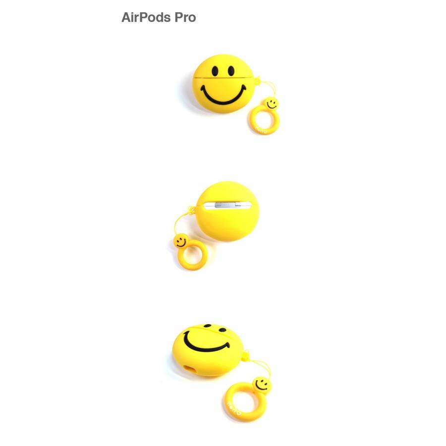 スマイル Airpods Airpods Pro シリコン ケース エアポッド カバー ワイヤレス イヤホン ヘッドホン Iphone ピースマーク Smile Airpods 01 Lupo 通販 Yahoo ショッピング