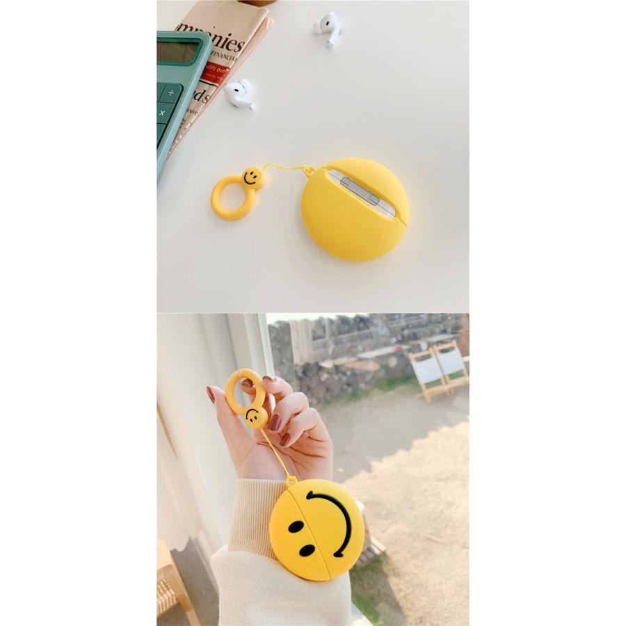 スマイル AirPods Pro シリコン ケース エアポッド カバー ワイヤレス