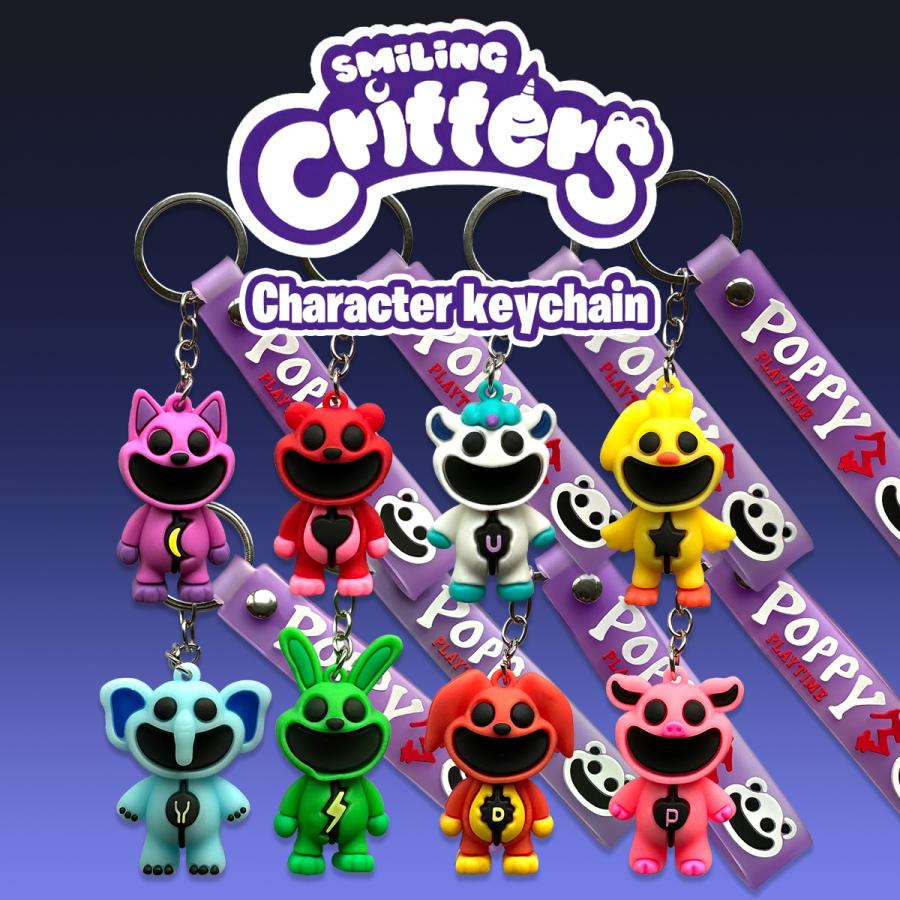 ポピープレイタイム　スマイリングクリッターズ　　ぬいぐるみキーホルダーまとめ売り Smiling Critters スマイリングクリッターズ 3D キーホルダー 全