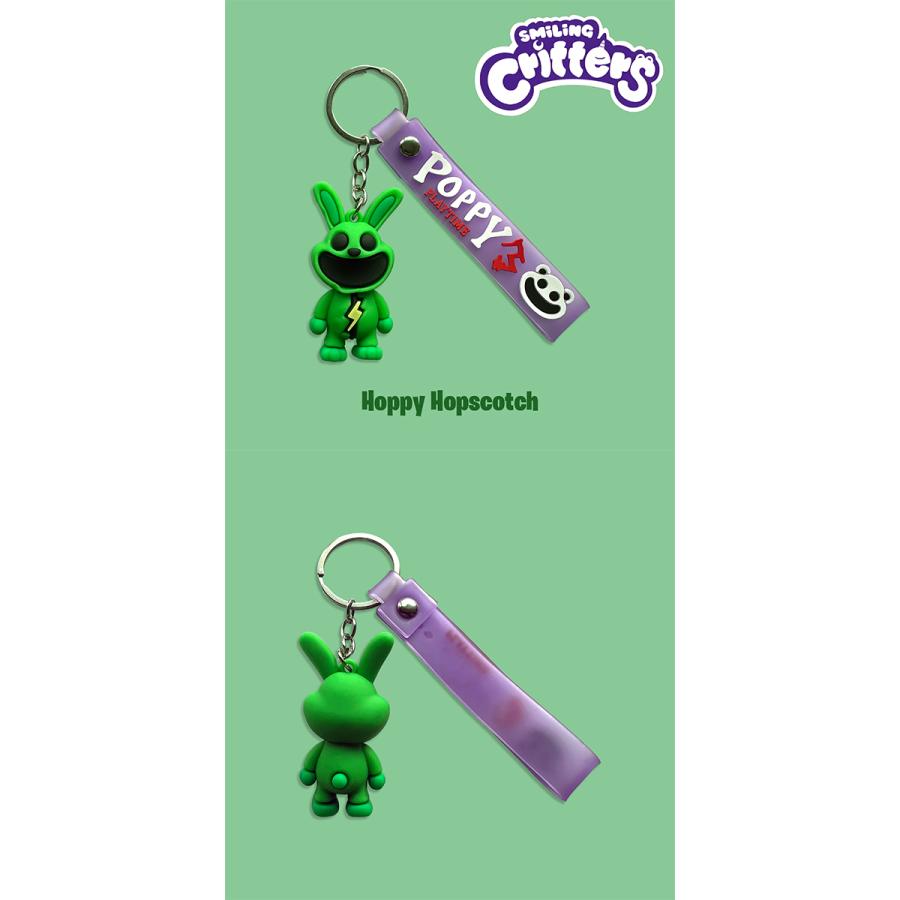 Smiling Critters スマイリングクリッターズ 3D キーホルダー 全8種類 キーリング 立体 ポピープレイタイム アクセサリー 雑貨 キャラクター | ブランド登録なし | 11