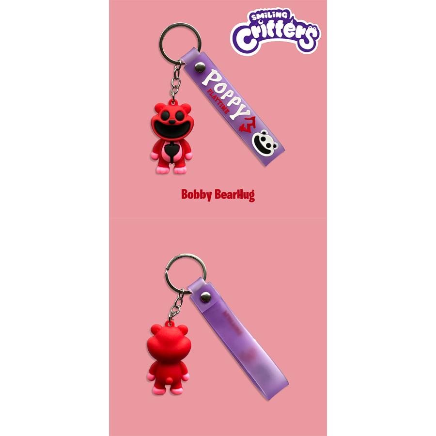 Smiling Critters スマイリングクリッターズ 3D キーホルダー 全8種類 キーリング 立体 ポピープレイタイム アクセサリー 雑貨 キャラクター | ブランド登録なし | 15
