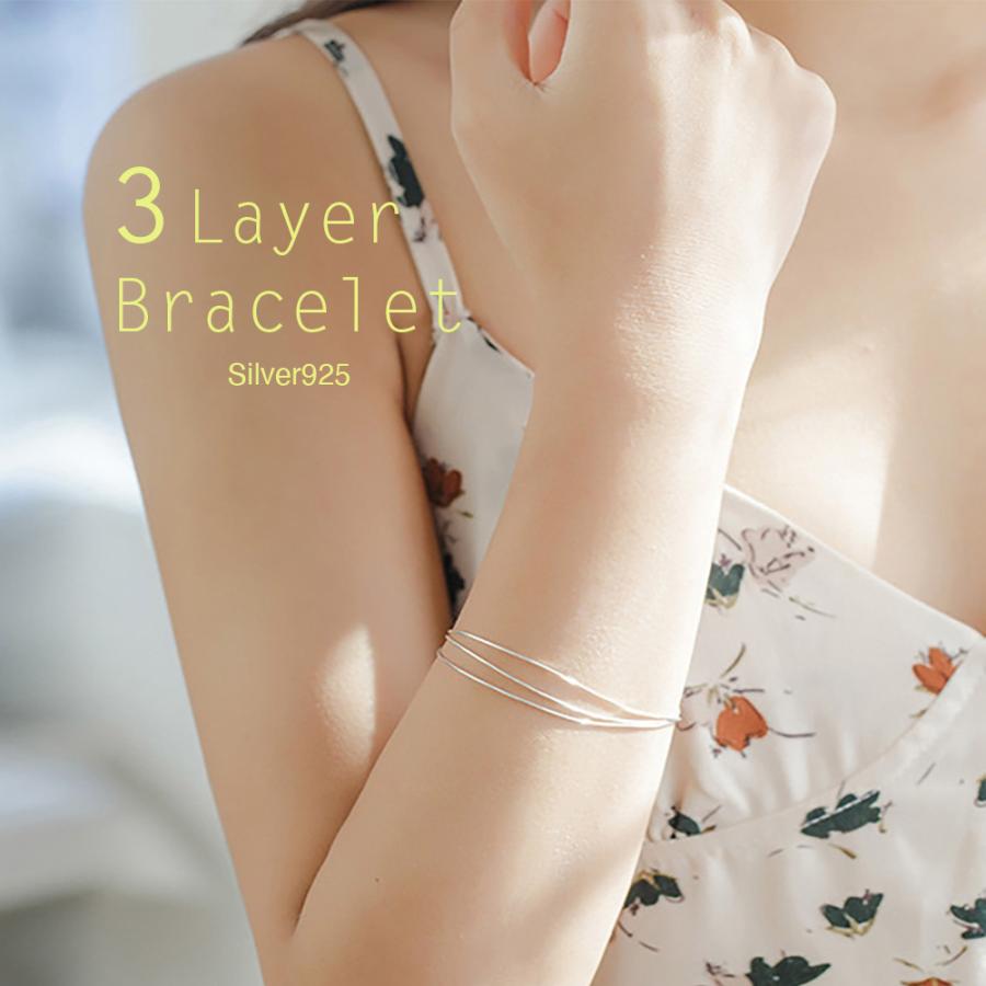シルバー925 スネークチェーン 3連 ブレスレット アンクレット アクセサリー ジュエリー 純銀 腕輪 ユニセックス メンズ レディース :snakechain-bracelet-01:LUPO 通販 シルバー925 チェーンブレスレット 純銀 ユニセックス アクセサリー