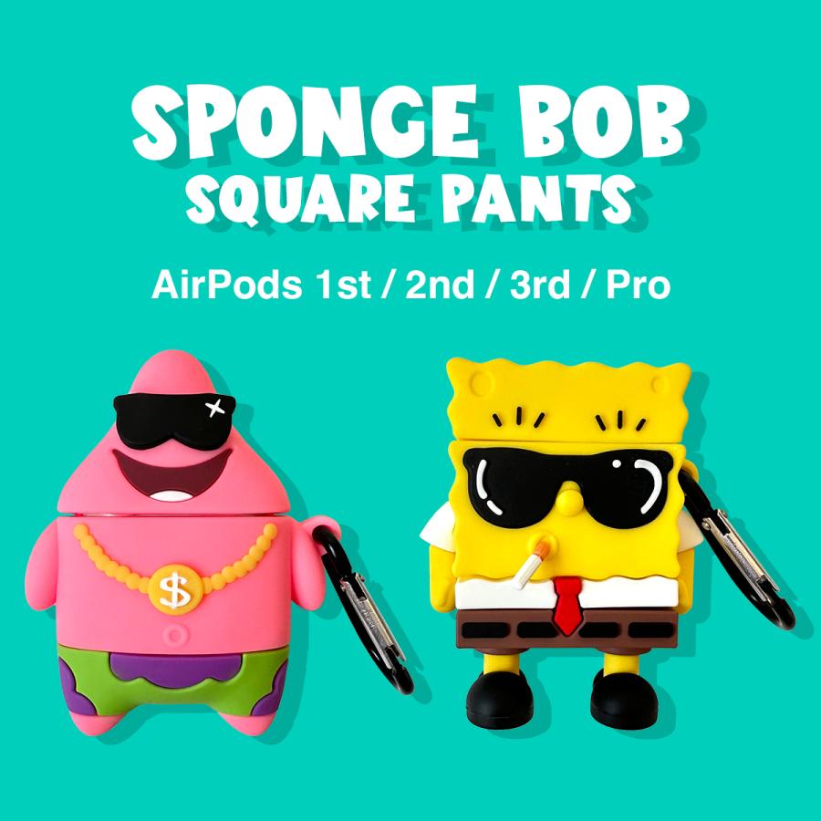 AirPodsPro2 Lightning本体 スポンジボブ ケース Amazon | スポンジボブ AirPods Pro 用 ケース AirPods Pro2 用