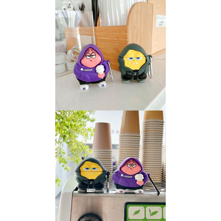 スポンジボブ AirPods Pro ケース カラビナ付き ストリート 第3世代