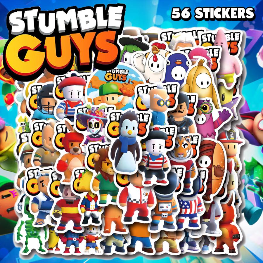 スタンブルガイズ ステッカー 56枚セット Stumble Guys PVC 防水