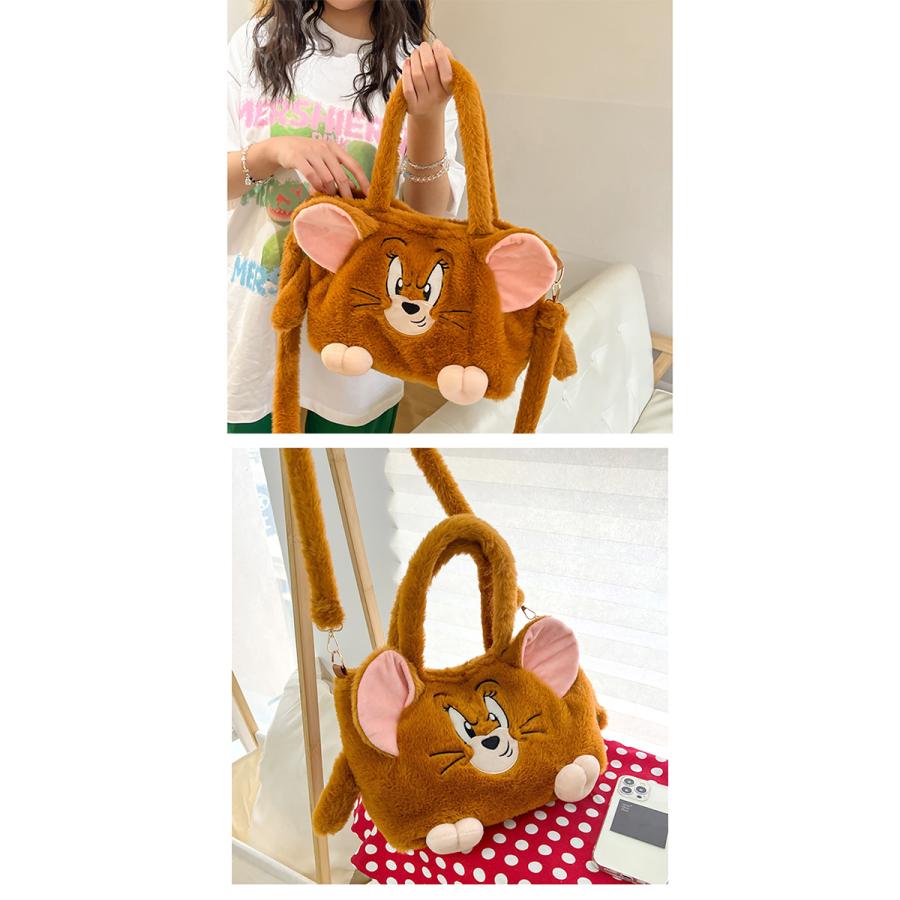 トムとジェリー ショルダーバッグ ぬいぐるみ トートバッグ