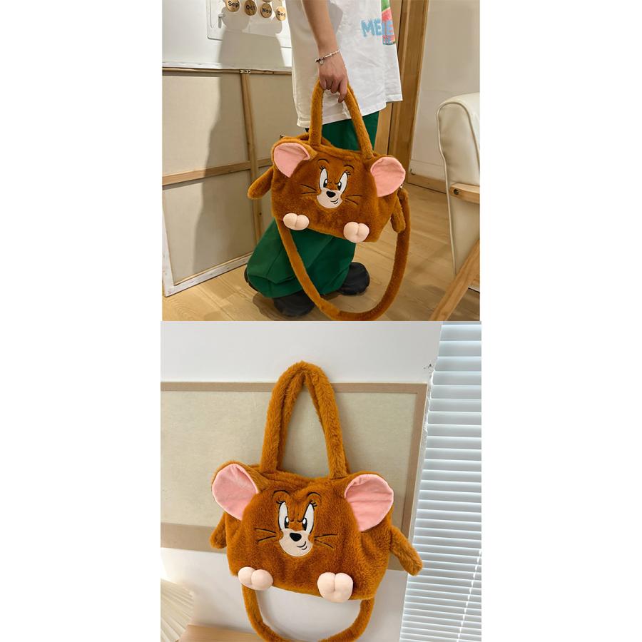 トムとジェリー ショルダーバッグ ぬいぐるみ トートバッグ