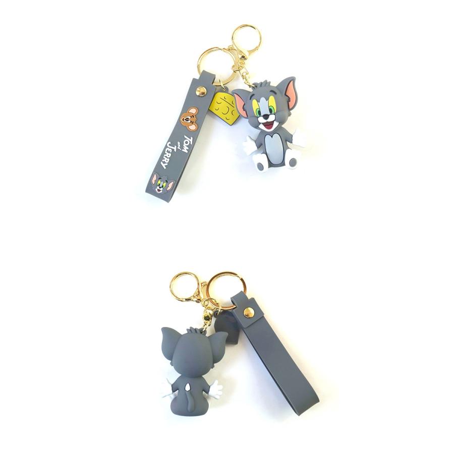 トムとジェリー 立体 マスコット キーホルダー ストラップ付き キーリング TOM & JERRY トムアンドジェリー トムジェリ | ブランド登録なし | 06