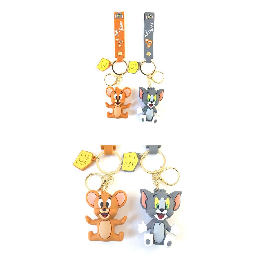 トムとジェリー 立体 マスコット キーホルダー ストラップ付き キーリング TOM & JERRY トムアンドジェリー トムジェリ | ブランド登録なし | 13