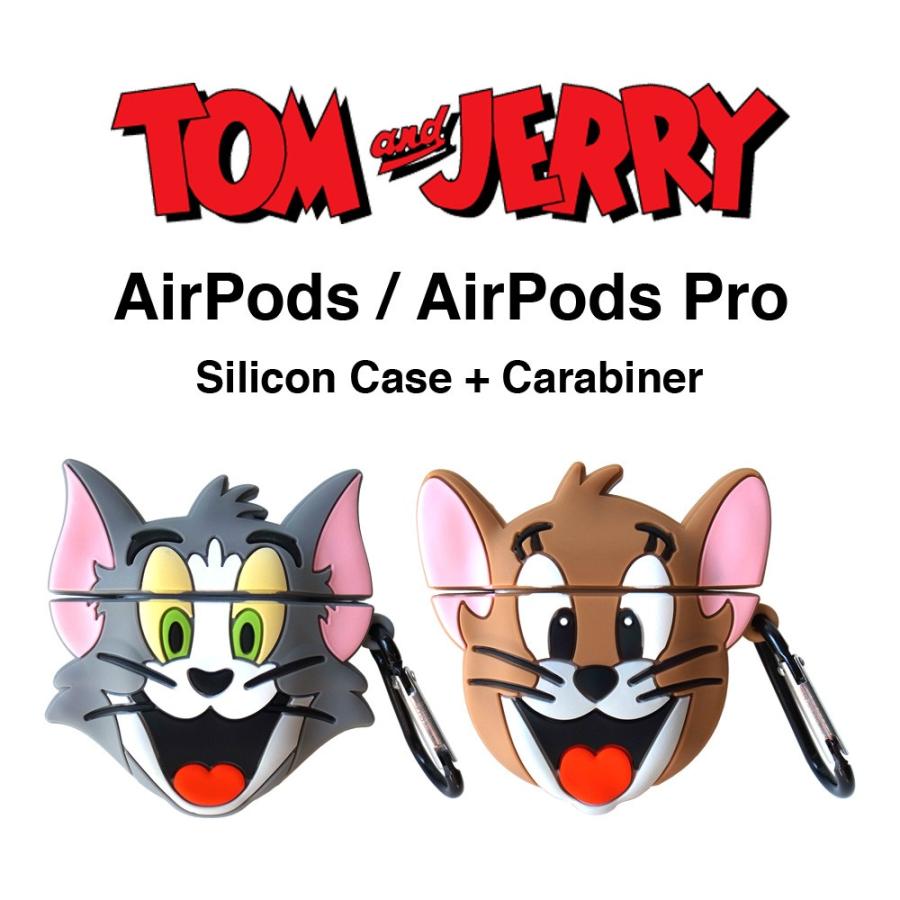 トムとジェリー フェイス AirPods AirPodsPro ケース エアポッズ トムとジェリー フェイス AirPods AirPodsPro ケース エアポッズ