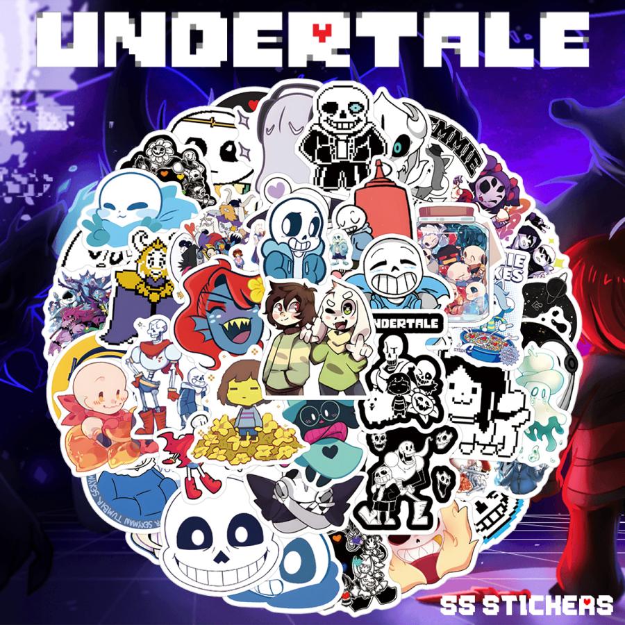 UNDERTALE ステッカー 55枚セット PVC 防水 シール アンダー
