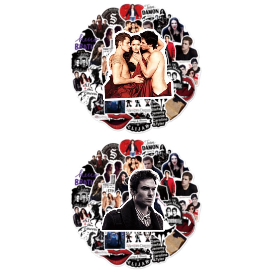 The Vampire Diaries ステッカー 50枚セット PVC 防水 シール