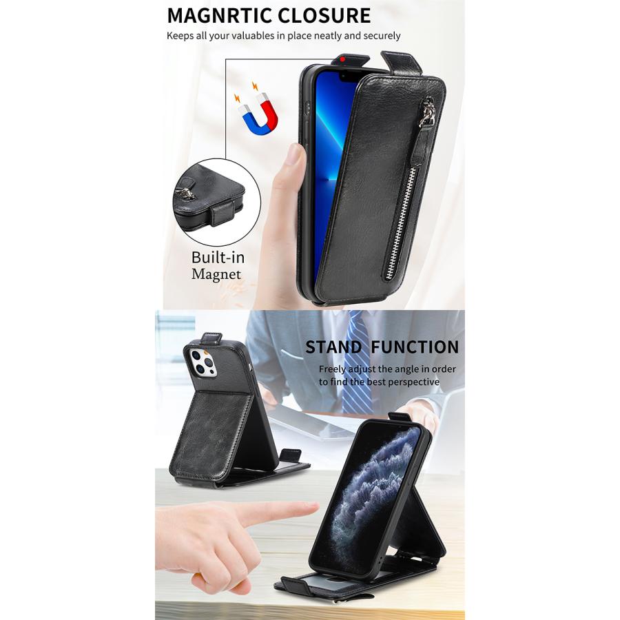 SALE ジッパー付き iPhone14 iPhone14Pro iPhone13 ケース 全4色