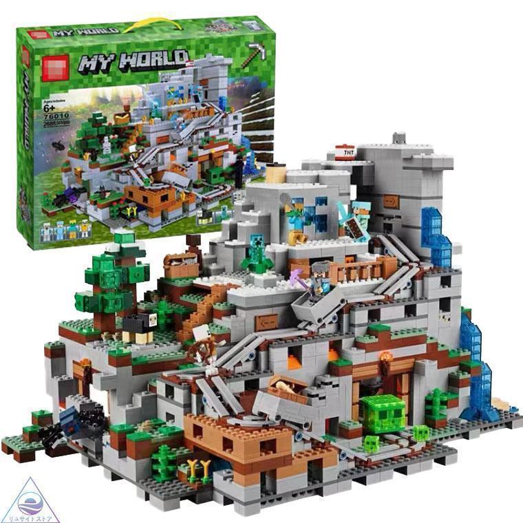 マインクラフト 山の洞窟 大人気ミニフィグ レゴ互換品 豪華セット マイクラ ブロック Minecraft ザ・マウンテン洞窟 プレゼント レゴ互換 2688+PCS の商品画像