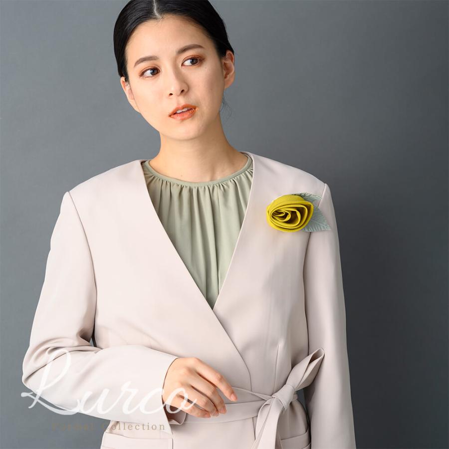 ルコリエ　鶴ブローチ　入学式　卒業式　セレモニー ルコリエ 鶴ブローチ 入学式 卒業式 セレモニー