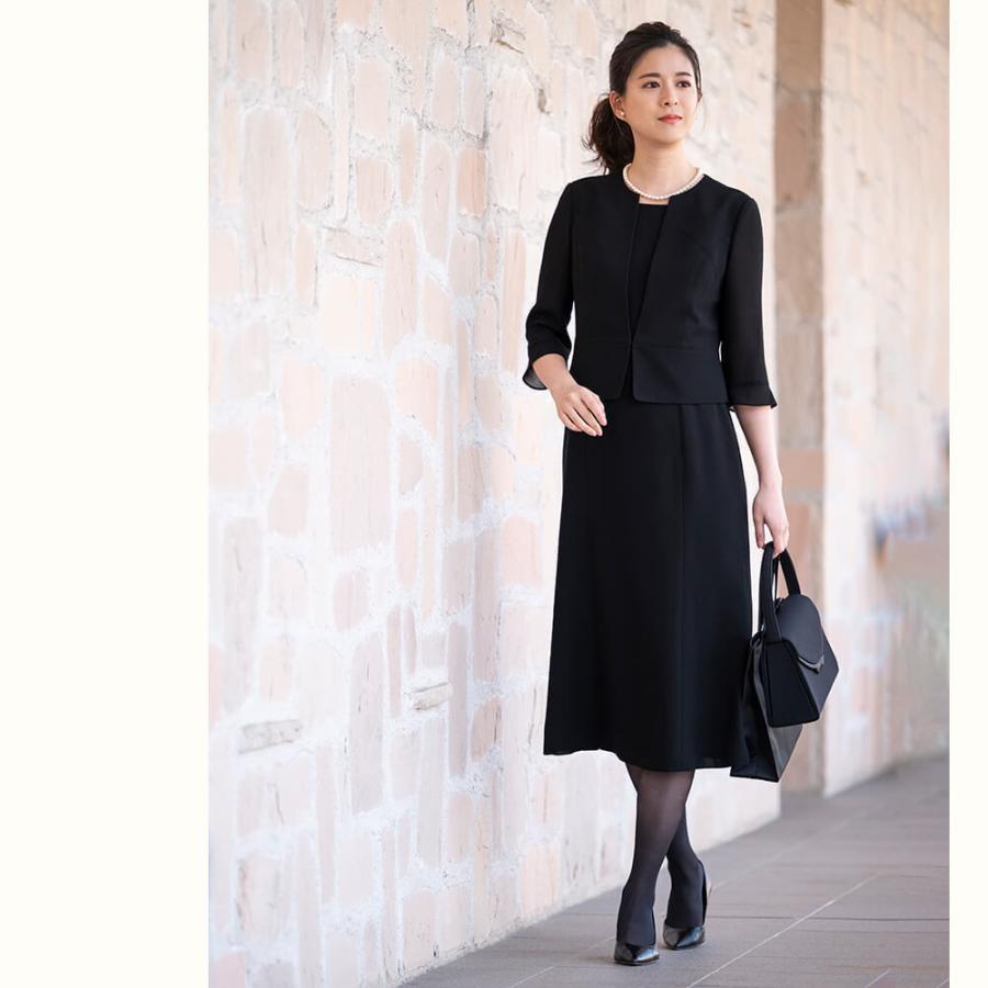 喪服 レディース ブラックフォーマル 夏用 ワンピース ロング 前開き 洗える 大きいサイズ あすつく M L Ll 3l Lurco 通販 Yahoo ショッピング
