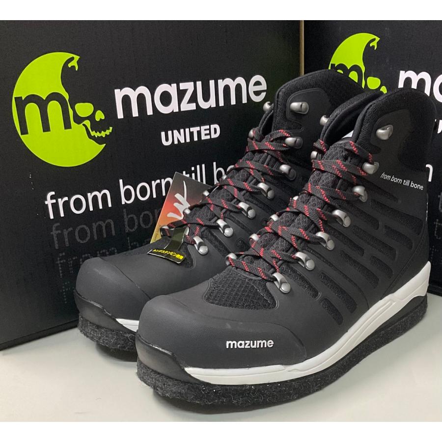 mazume フェルトスパイクシューズブラックLL(27〜27.5cm)