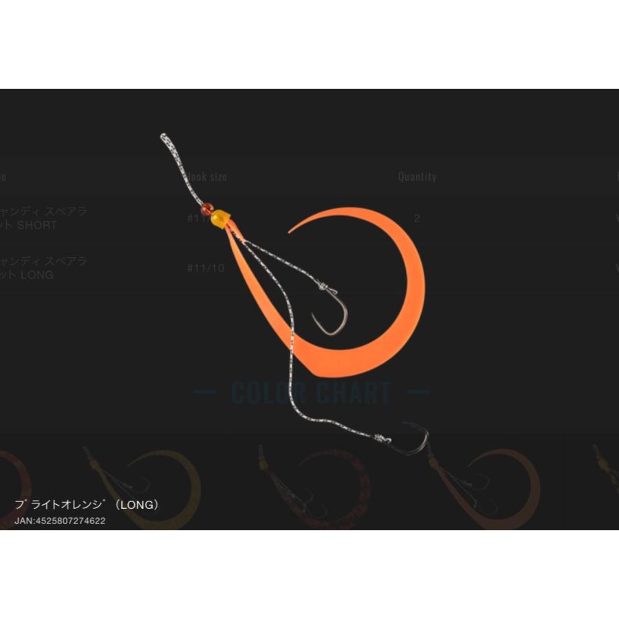 TGビンビンスイッチ,TGビンビンスイッチキャンディ,スペアラバーセット JACKALL ジャッカル ビンビンスイッチキャンディ スペアラバーフック