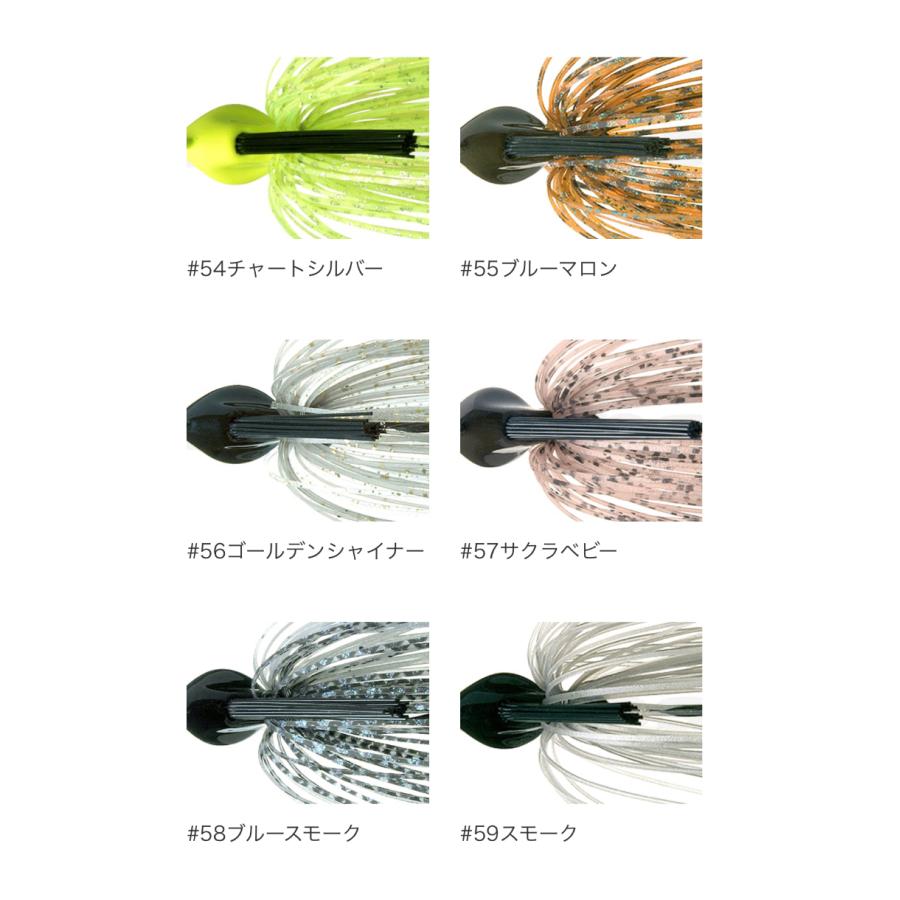 デプス FLAT BACK JIG フラットバックジグ シリコンスカート 3/8oz