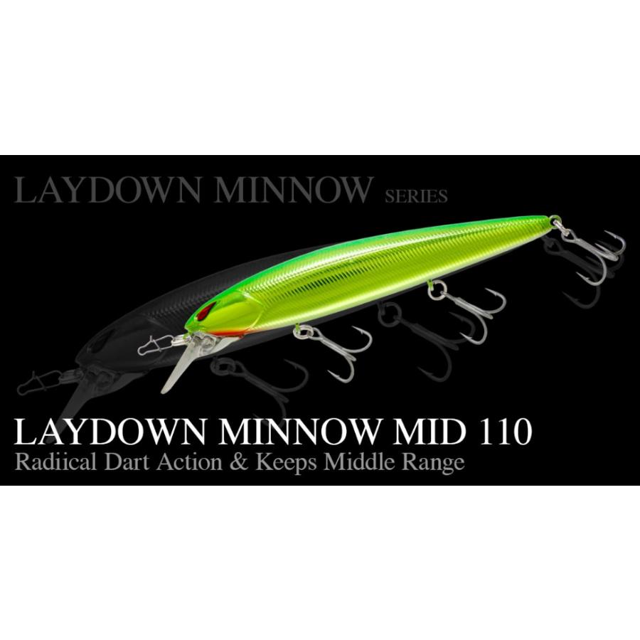 ノリーズ LAYDOWN MINNOW MID 110F レイダウンミノーミッド110F