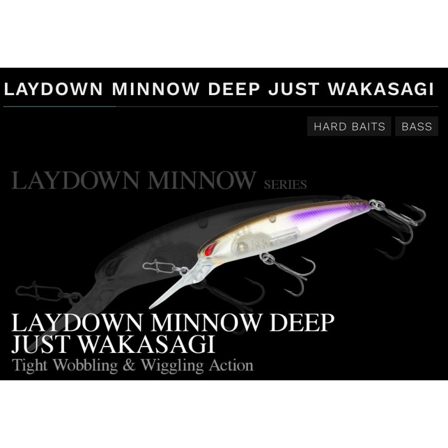 ノリーズ　レイダウンミノーディープジャストワカサギ　などセット 2023新色]ノリーズ レイダウンミノー ディープ ジャストワカサギ