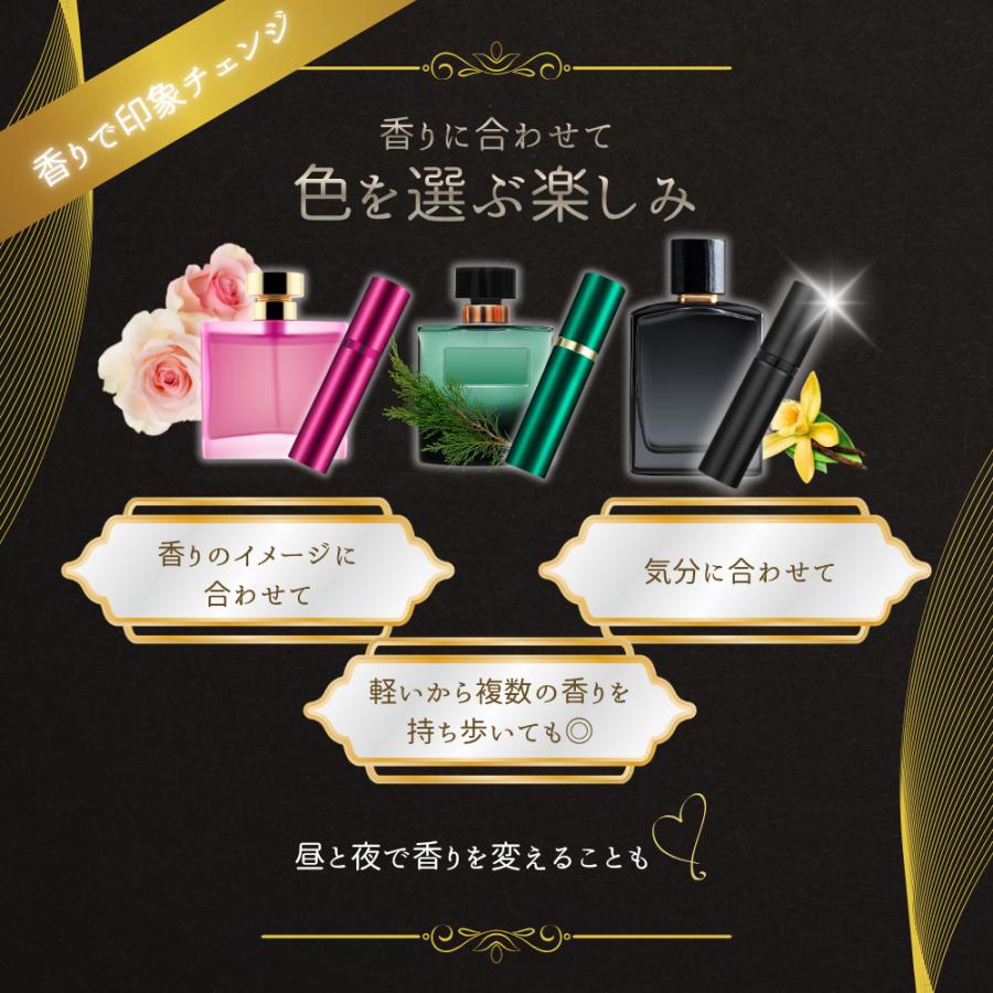 香水入れ物 アトマイザー 5ml 入れ替え楽ちん 香水 メンズ ボトル