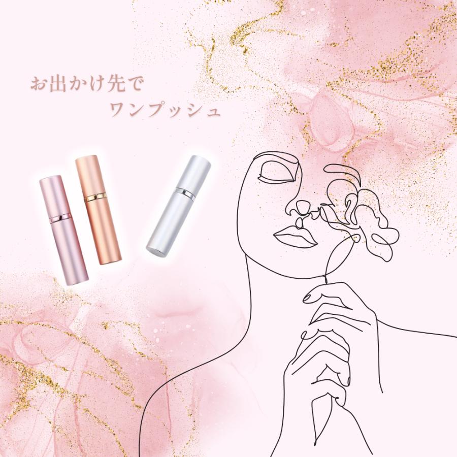 香水入れ物 アトマイザー 5ml 入れ替え楽ちん 香水 メンズ ボトル クイックチャージ おしゃれ