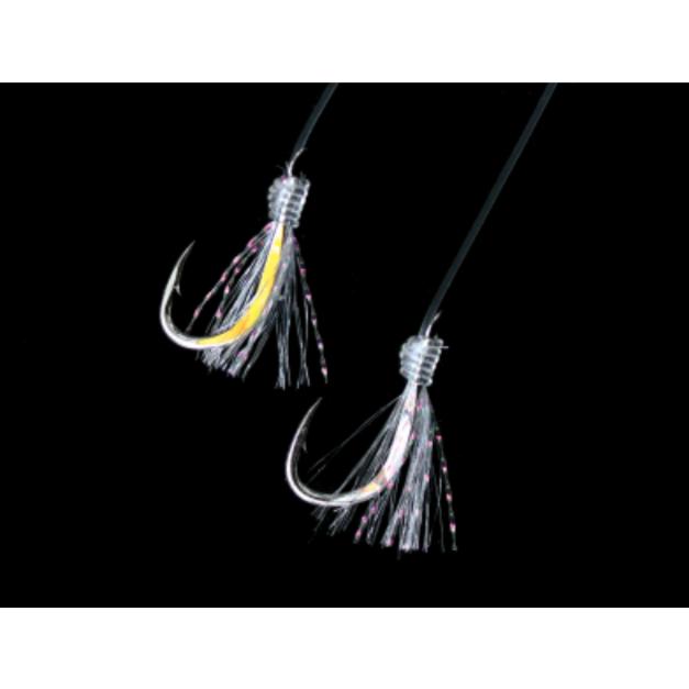 ハヤブサ 喰わせサビキ 落し込みスペシャル ケイムラ&ホロフラッシュ 強靭イサキ6本　鈎8号-ハリス6号　SS426 | Hayabusa | 02