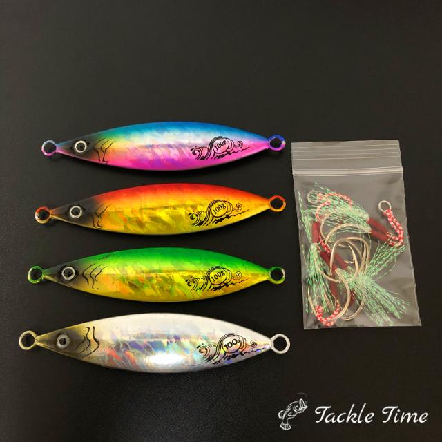 メタルジグ セット 60g 80g 100g スロー フォール ショア オフショア