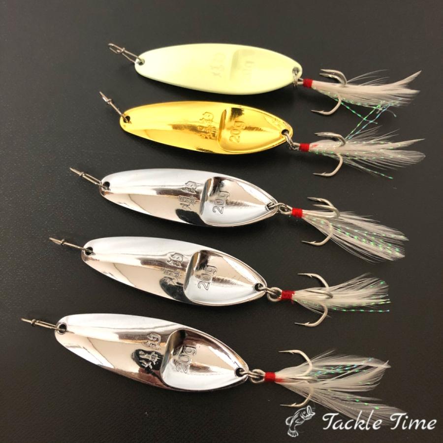 ルアー スプーン 10g g セット 渓流 トラウト ニジマス シーバス 夜光 グロー フェザー 安い Spoon 4 ルアー 釣具 Tackletime 通販 Yahoo ショッピング