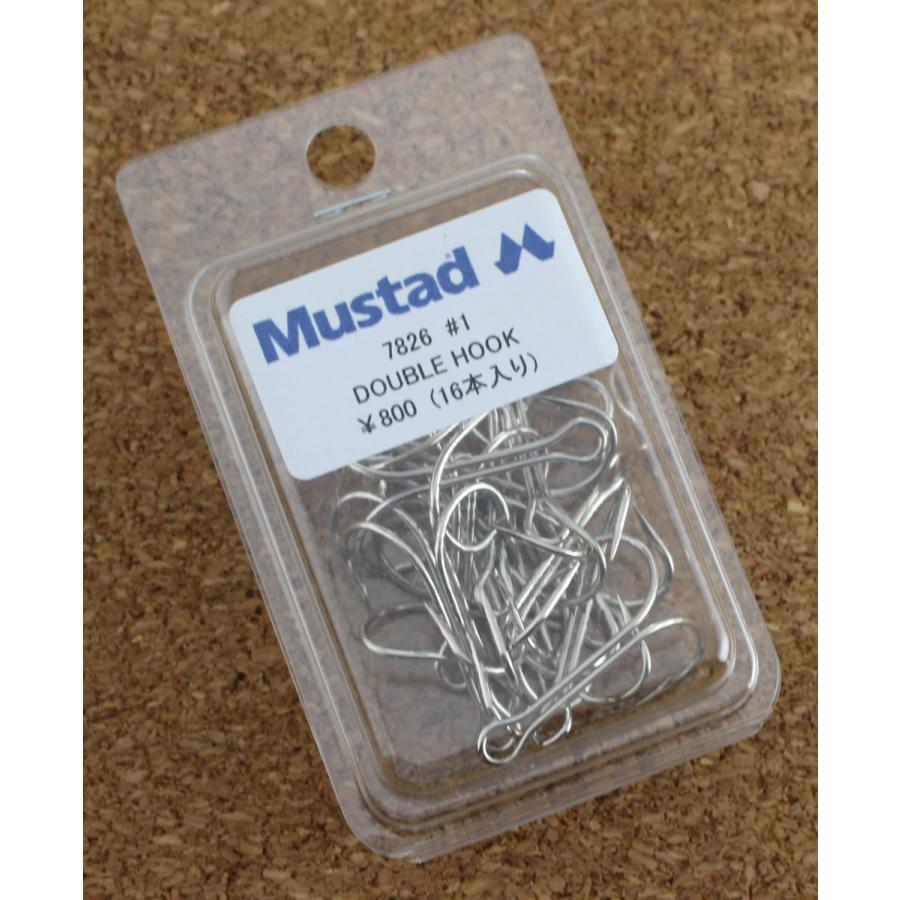 マスタッド 7826 ダブルフック ＃1 （16本入） : lureshopSAWAヤフー店