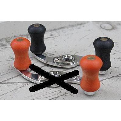 ブライトリバー BLショートハンドル 黒ベイクライト・ノブ 右