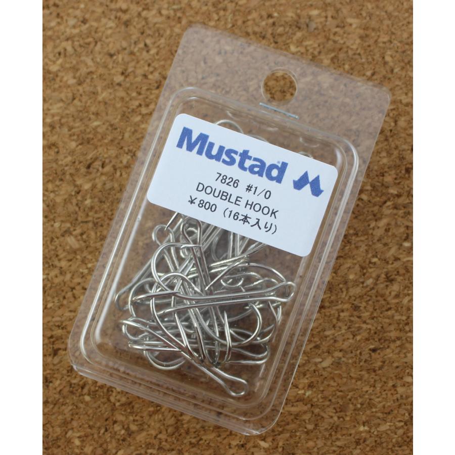 マスタッド 7826 ダブルフック ＃1/0 （16本入） : lureshopSAWA