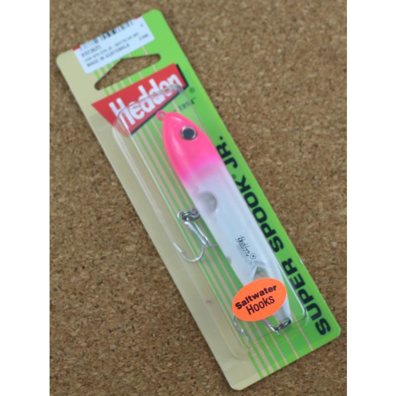 Heddon ヘドン スーパースプークJr. 25 White/Pink Silver Insert X9236 : lureshopSAWA ...
