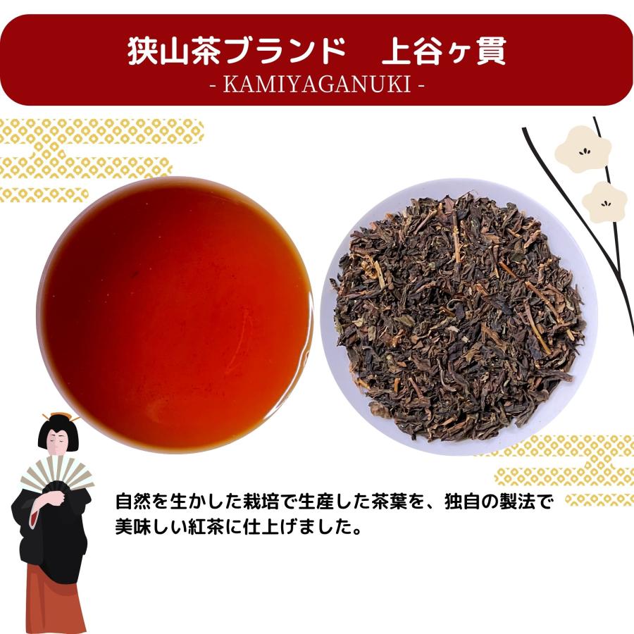 雅紅茶 狭山茶ブランド 24g 上谷ヶ貫 狭山茶は、埼玉県の狭山丘陵で育てられます 狭山紅茶は、和式紅茶（和紅茶）の中でも高い品質を誇ります。｜luruspot｜02