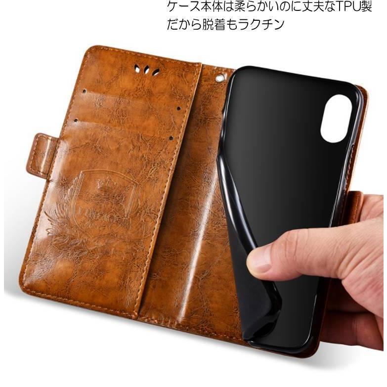 iPhone各機種 スマホケース 手帳型 アイフォンカバー カードポケット スタンド機能 ストラップホール スピーカーホール付｜lush-intl｜07