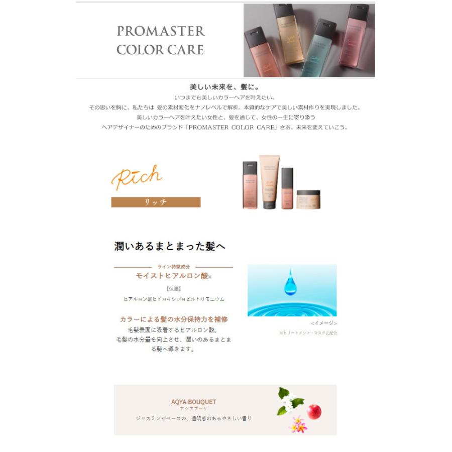 hoyu（ホーユー） プロマスター カラーケア リッチ トリートメント