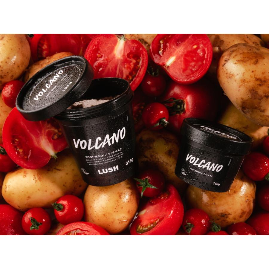 LUSH ラッシュ 公式 火山マスク 140g フットマスク スクラブ プチギフト 角質 ケア マッサージ むくみ パパイヤ 酵素 AHA 手作り｜lush｜06