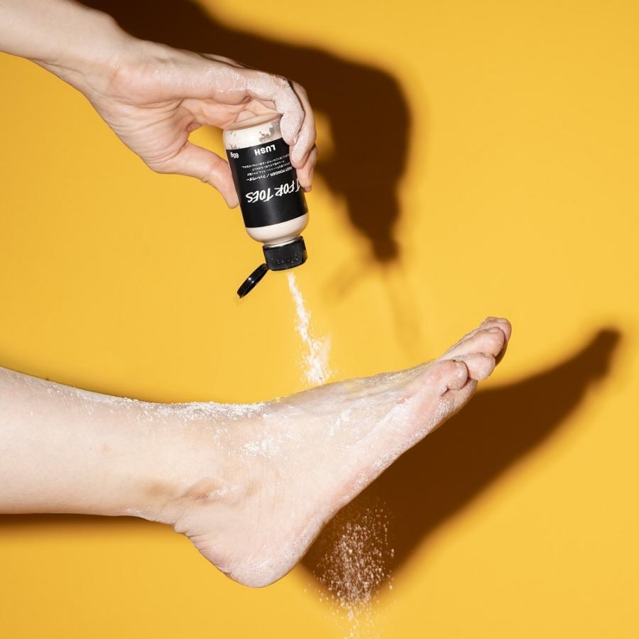 公式 LUSH 素足のTブレイク パパの足 フットパウダー 足の臭い 匂い ムレ 足汗 消臭 パウダー 爽やか ティーツリー ギフト 誕生日 プレゼント ラッシュ | LUSH | 06