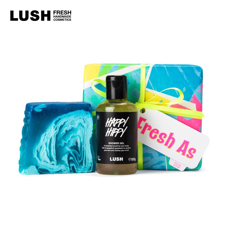 LUSH ラッシュ 公式 フレッシュアズギフト アウトバックメイト ハッピーヒッピーSP 石鹸 シャワージェル プレゼント ギフト セット コスメ｜lush