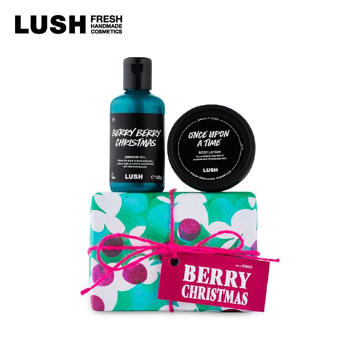 LUSH ラッシュ 公式 ベリー クリスマス ギフト セット プレゼント 限定 シャワージェル ボディソープ ボディ ローション ボディケア