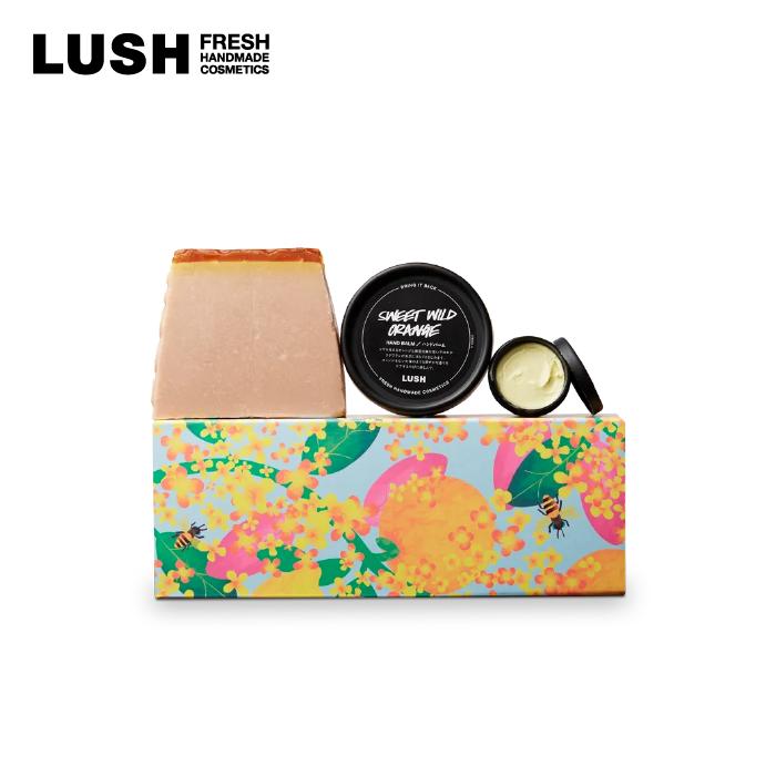 LUSH サンクスハンズ ハンドケア ギフト プレゼント 石鹸 ソープ ハンドクリーム 檸檬の指先 みつばちマーチ シトラス コスメ コフレ ラッシュ 公式 | LUSH | 01