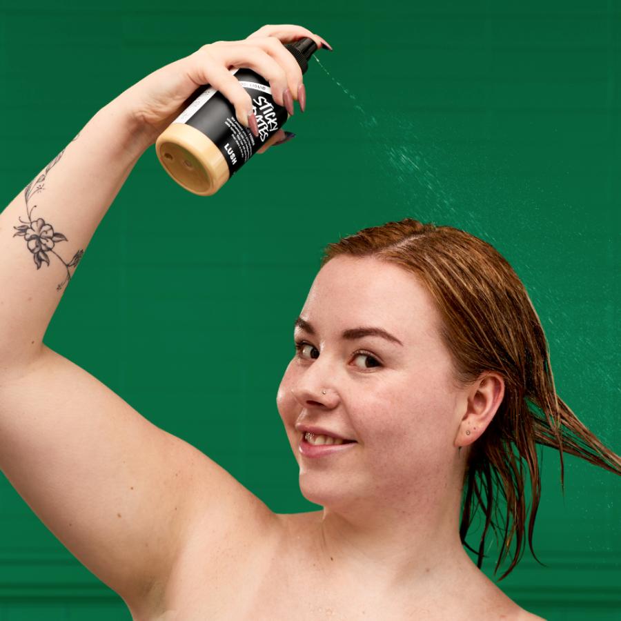 LUSH ラッシュ スティッキーフルーツ ヘアプライマー 100g ヘアミスト ヘアミルク スタイリング ノンシリコンスプレー コンディショナー 自然派 | LUSH | 01