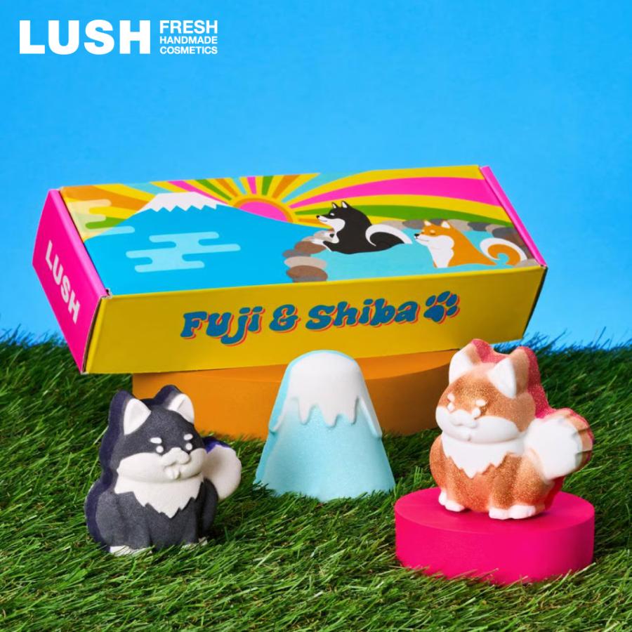 母の日 プレゼント LUSH 富士山＆柴犬 ギフト 国内限定 バスボム 入浴剤 セット シトラス ハチミツ コフレ ラッシュ 公式（Yahoo!・LUSH公式 ヤフー店）