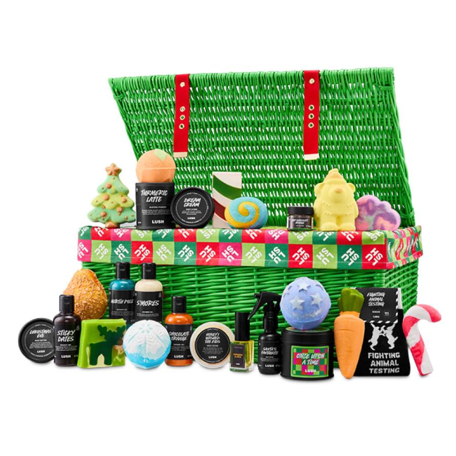 至福のバスタイムLUSH アドベントカレンダークリスマス限定クリスマスプレゼント LUSH（ラッシュ） アドベントカレンダー ギフトセット クリスマス 数量
