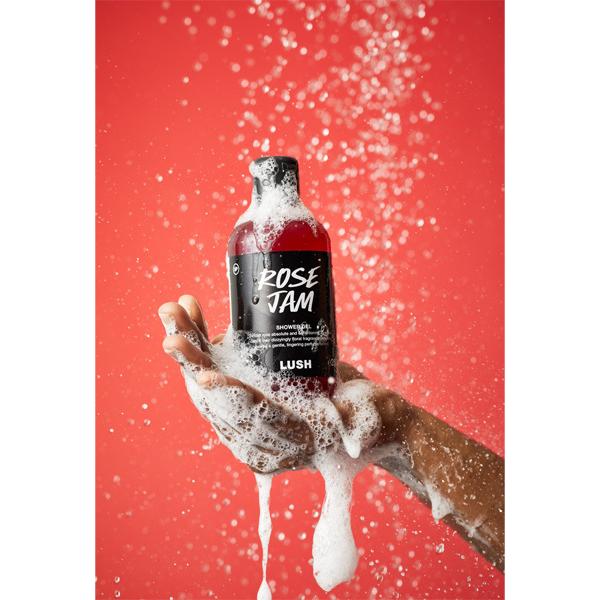 74%OFF!】 LUSH ラッシュ 公式 ローズジャム シャワージェル SP 500g 合成保存料不使用 アルガンオイル いい匂い ハンドメイド  プレゼント 大容量