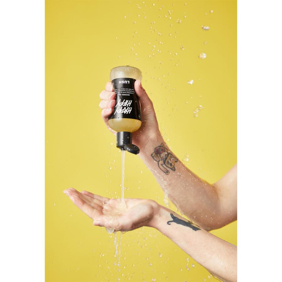 LUSH ラッシュ 公式 ハッピーヒッピー SP 500g 合成保存料不使用 シャワージェル ボディソープ 石鹸 プレゼント向き 柑橘系 いい匂い｜lush｜04