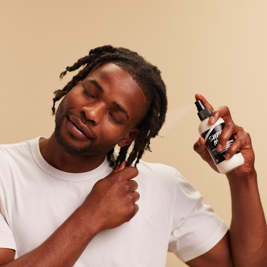 【新品未開封】 LUSH ラッシュ スーパーミルキー ヘアプライマー LUSHのスーパーミルキーヘアプライマー100gを贈る | カジュアル